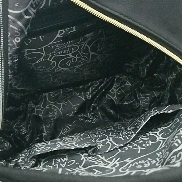 Betsey Johnson Love Rhinestone and Pearl Backpack - Picture 6 of 6